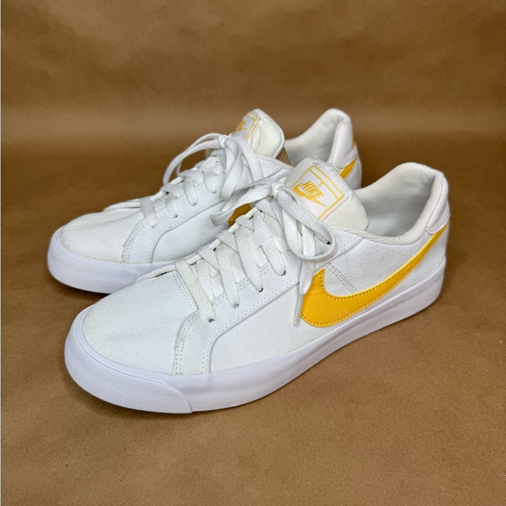 Women’s Nike Court Royale AC Canvas “White Topaz Gold” size 9.5